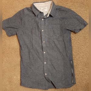 On The Byas Denim Button Down Shirt (Longer Length)
